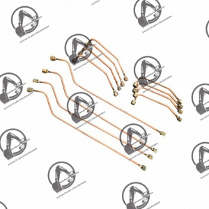 Трубка тормозная суппорта передний мост (правая) XCMG LW300F/251702921